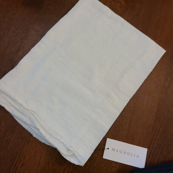 Magnolia Waco TX Black Canvas Tote and NWT White Tea Towel - Picture 12 of 12